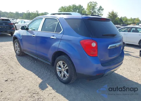 2012 Chevrolet Equinox Ltz из США, поврежденный, VIN 2GNFLGEK8C6296361